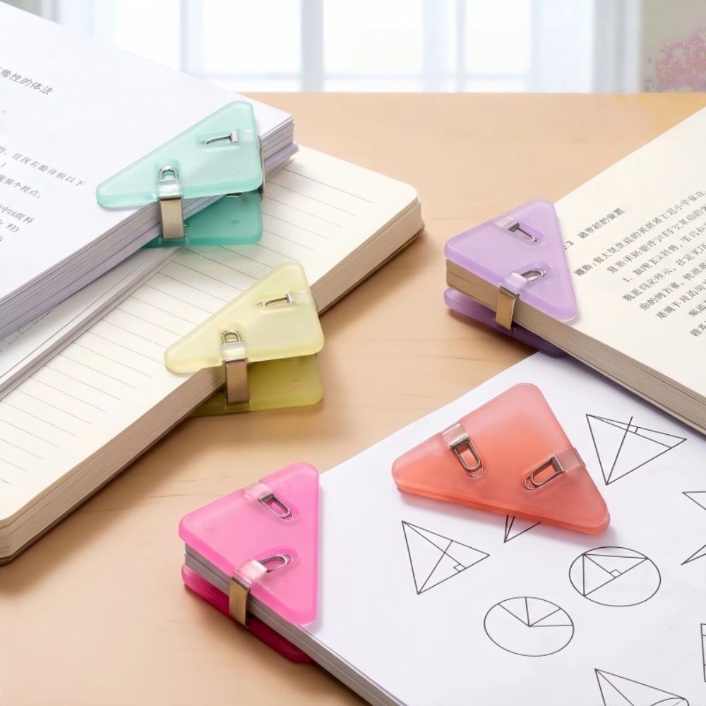 Stationery Books - Mini Renkli Köşe Klips Seti Dosyalar,