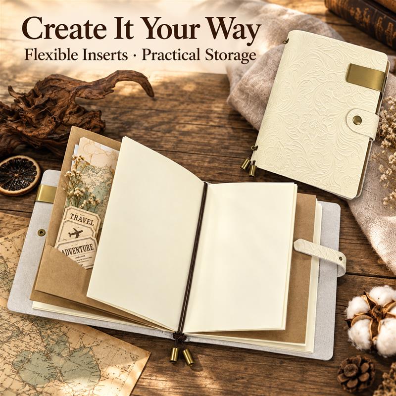 Üst Kalite Deri A6 Baskılı Sey - Vintage Leather Journal Notebook incelemesi ve fiyatı