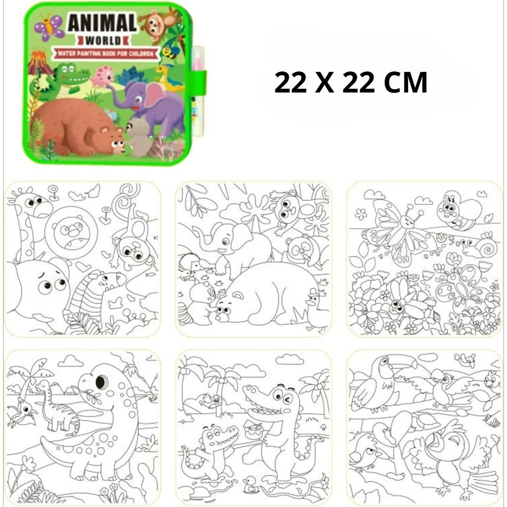 Sihirli Su Boyama Kitabı Seti, - Reusable Water Magic Coloring Book incelemesi ve fiyatı