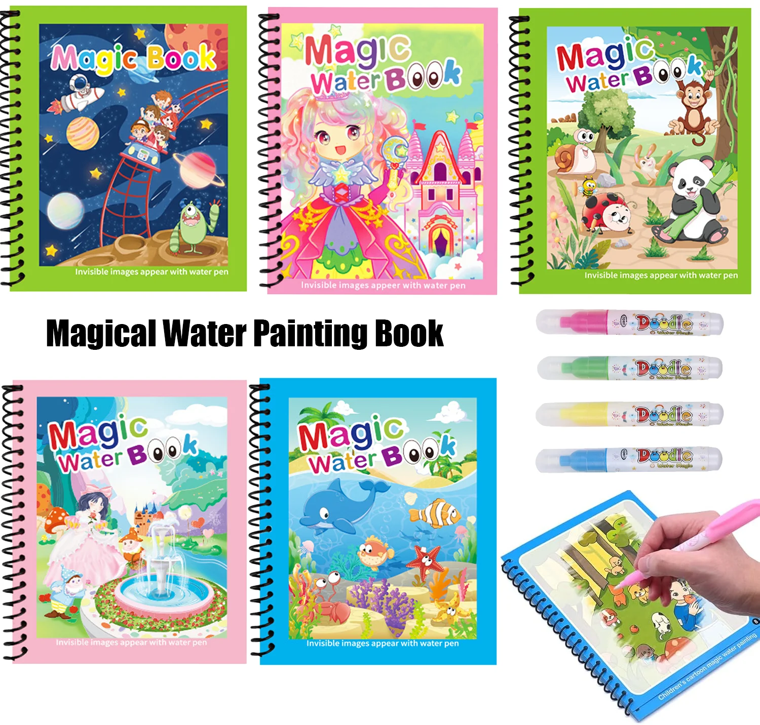 Yeniden Kullanılabilir Boyama  - Reusable Water Magic Coloring Book incelemesi ve fiyatı