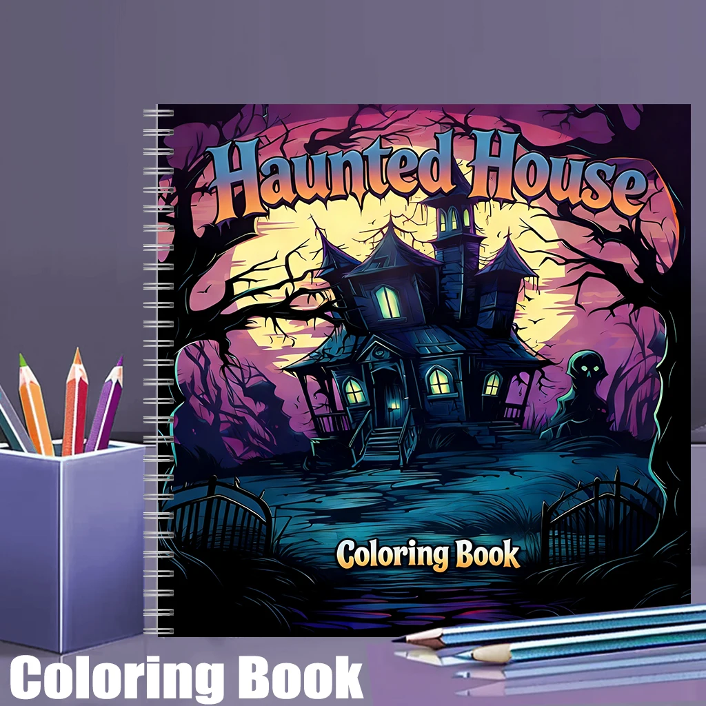Yetişkinler için Perili Ev Boy - Adult Coloring Book Stress Relief incelemesi ve fiyatı