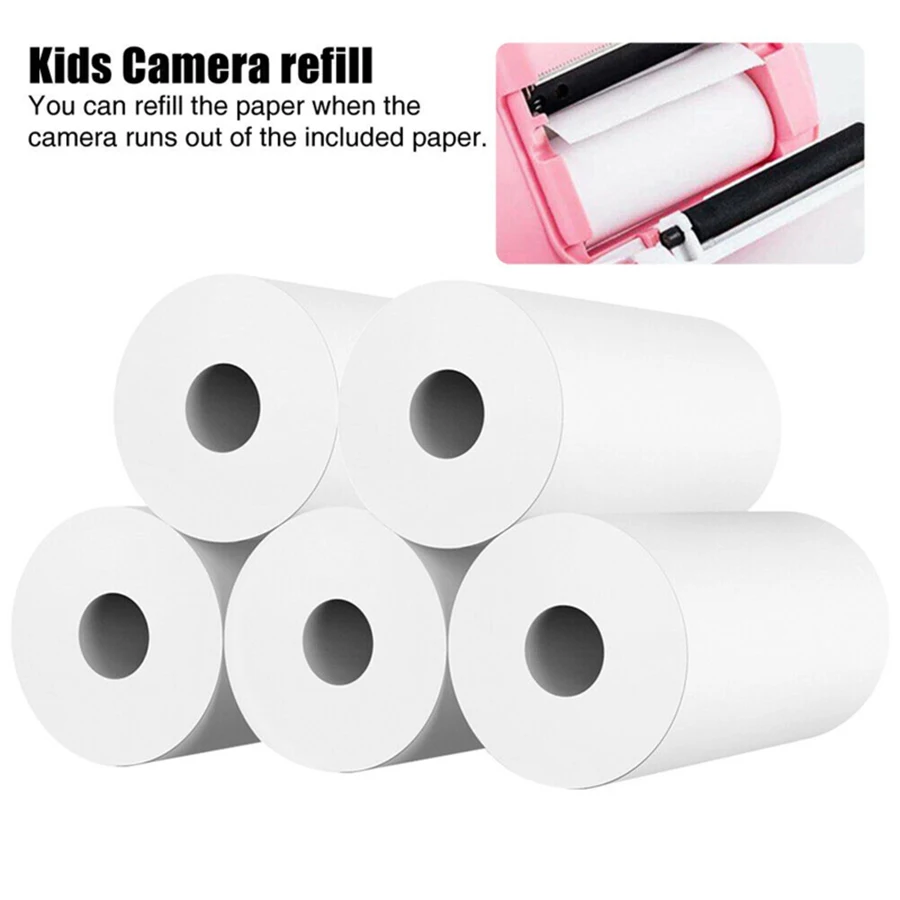 YENI 10 Rulo Kamera Termal Kağ - Mini Pocket Thermal Printer Paper Roll incelemesi ve fiyatı